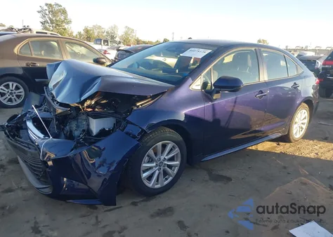 2025 Toyota Corolla Hybrid Le from USA, damaged, VIN JTDBCMFE4S3105510